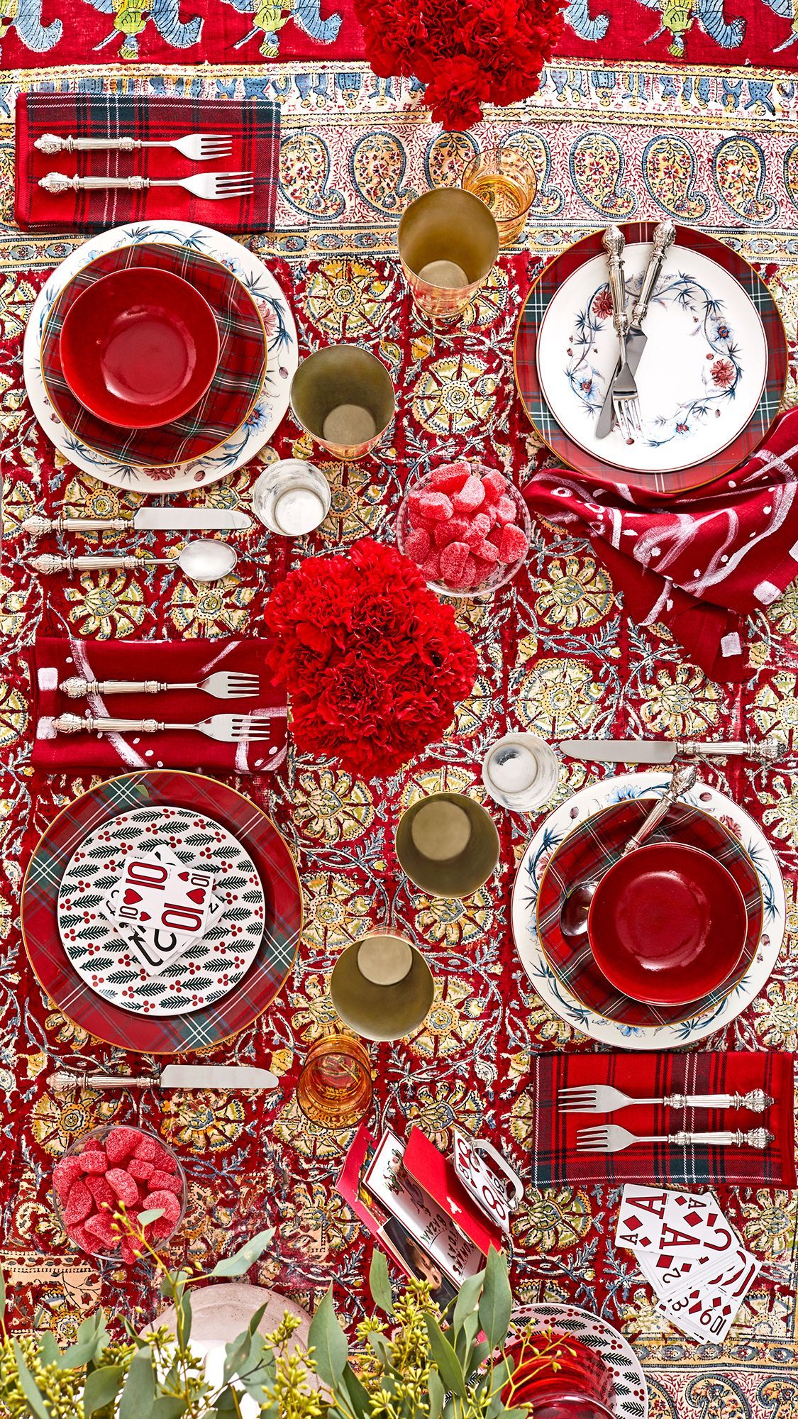 dekoracija praznične božične mize