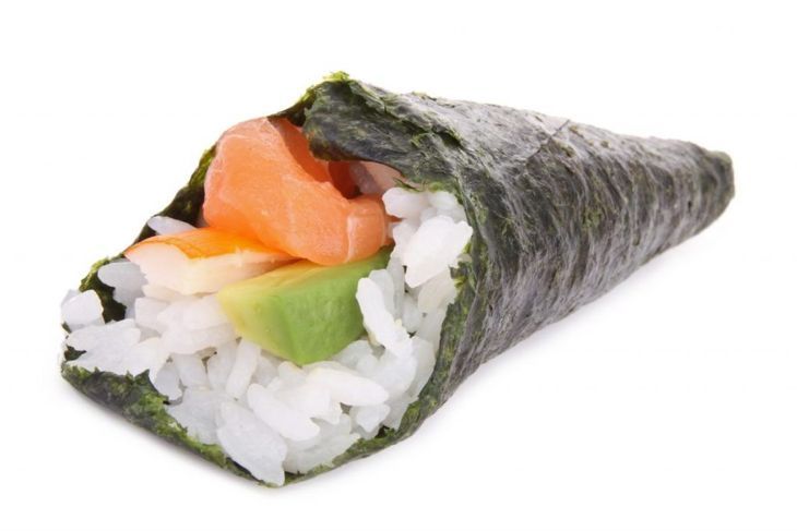 Темаки суши рол храна японска домашна