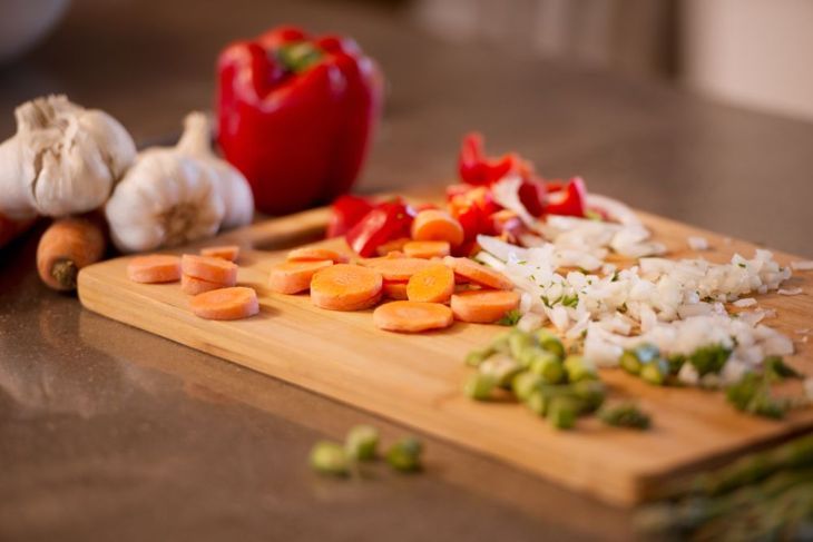 зеленчукови съставки за пай с пилешко гърне