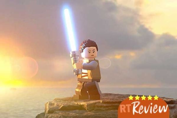 LEGO Star Wars: The Skywalker Saga の LEGO フォームのレイ。