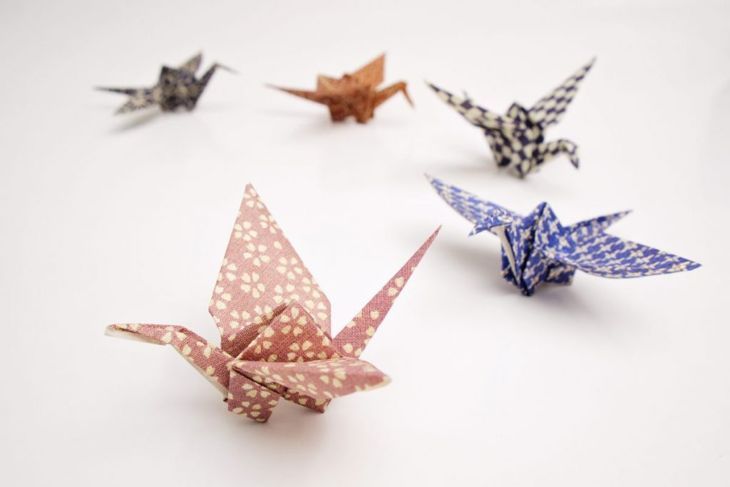 оригами материали кранове