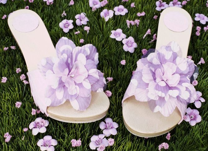 обувки на цветя
