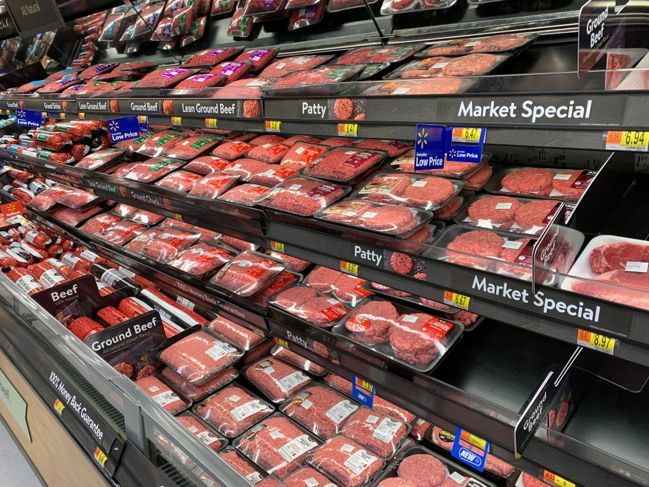 говеждо месо в Walmart