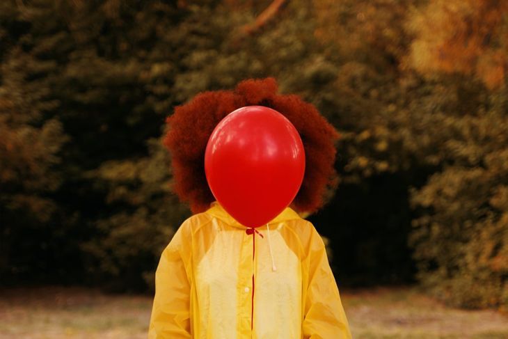 Георги от IT червен балон хартиена лодка дъждобран Направи си сам костюм за Хелоуин