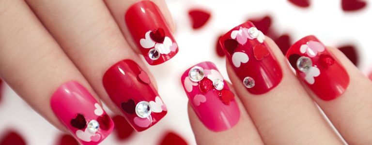 Идеи за нокти за Свети Валентин