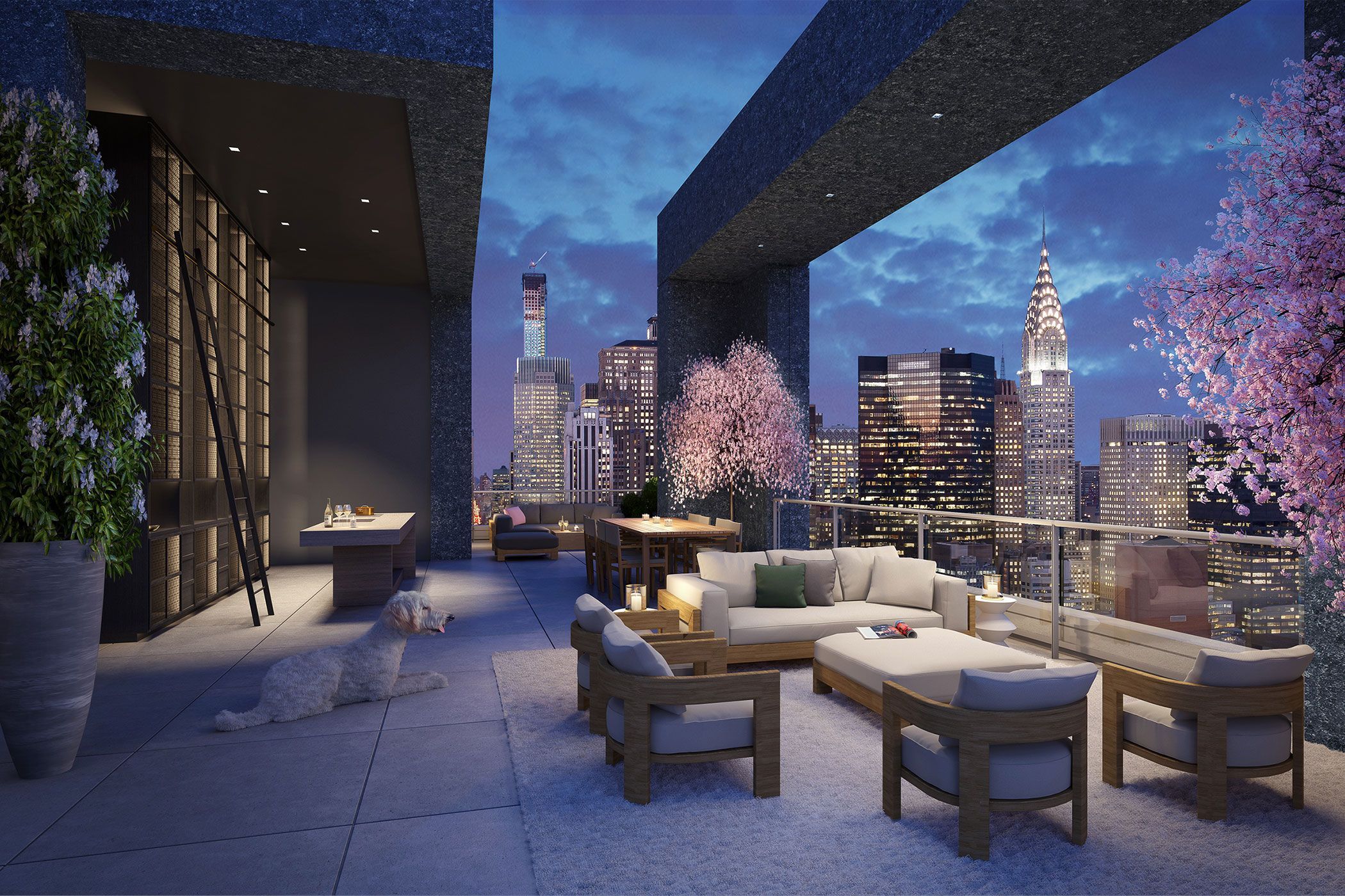 To je najdražji apartma na vrhu stavbe v New Yorku